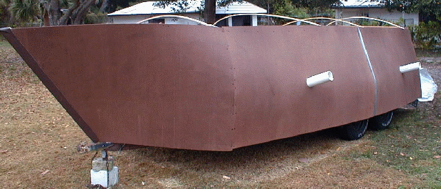 Picture of float construction