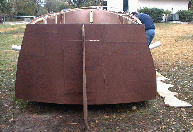 Picture of float construction