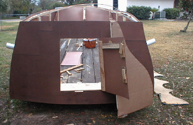 Picture of float construction