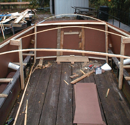 Picture of float construction